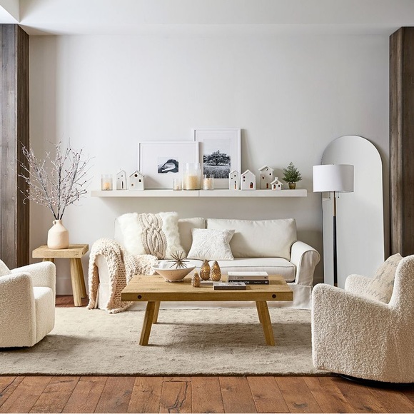 Pottery Barn Faux Fur Cable Knit Pillow Cover - Picture 4 of 8